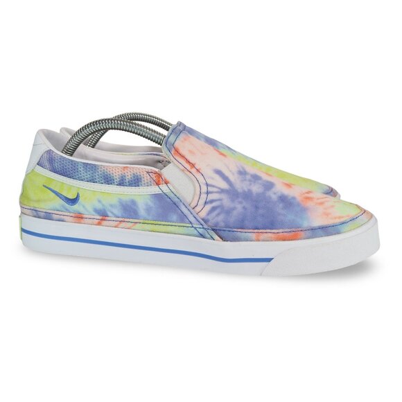 Nike Court Legacy Tie-Dye Slip-on Sneakers Women's 11 Multicolor CZ1752-900 - Picture 4 of 11